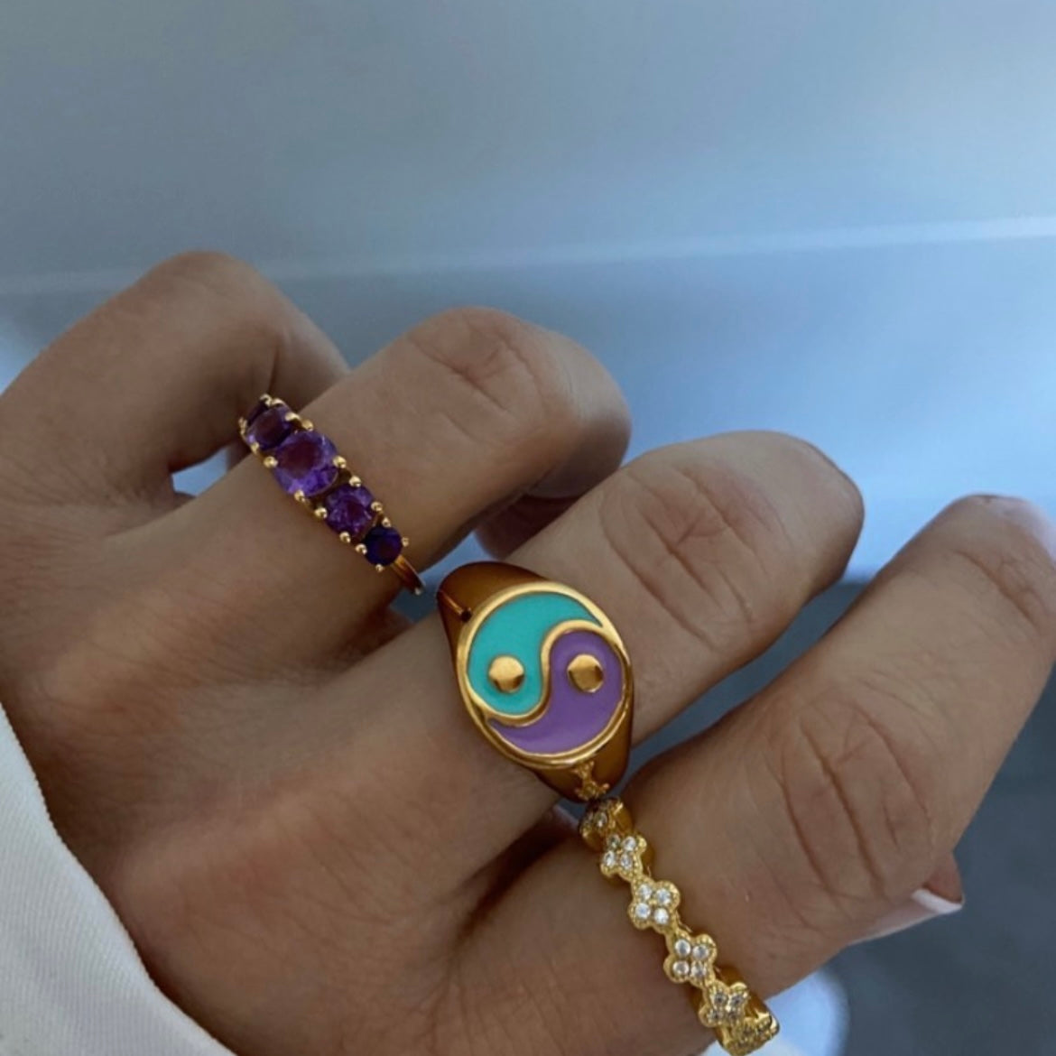 Anillo Yin Yang